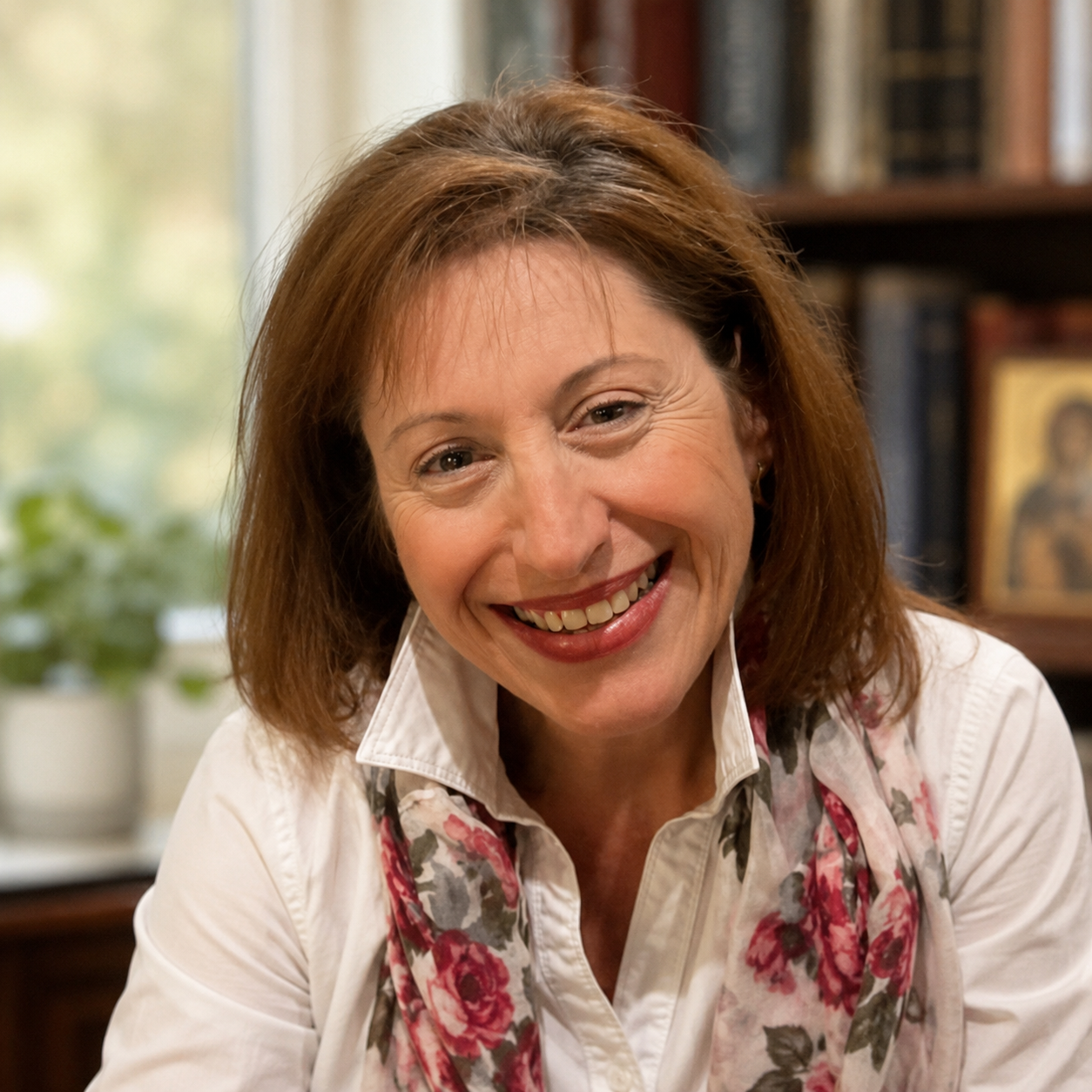 Portrait of Kathleen Williams, founder of St. Thomas Aquinas Classical Academy
